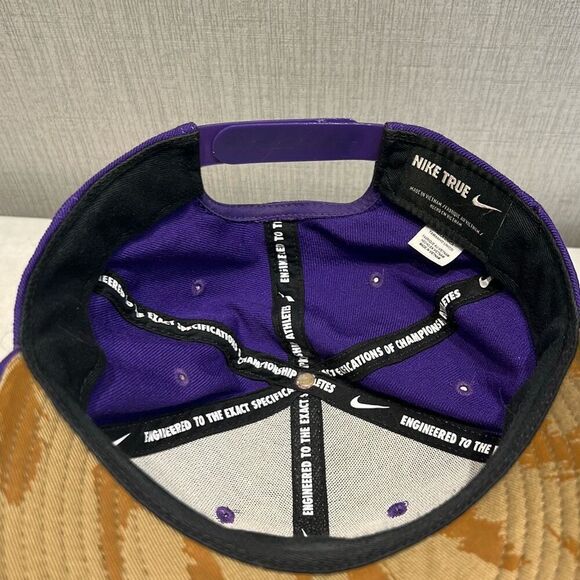 Nike True LSU Tigers Snapback Hat Cap Purple Gold Embroidered Swoosh Adjustable - Picture 12 of 12